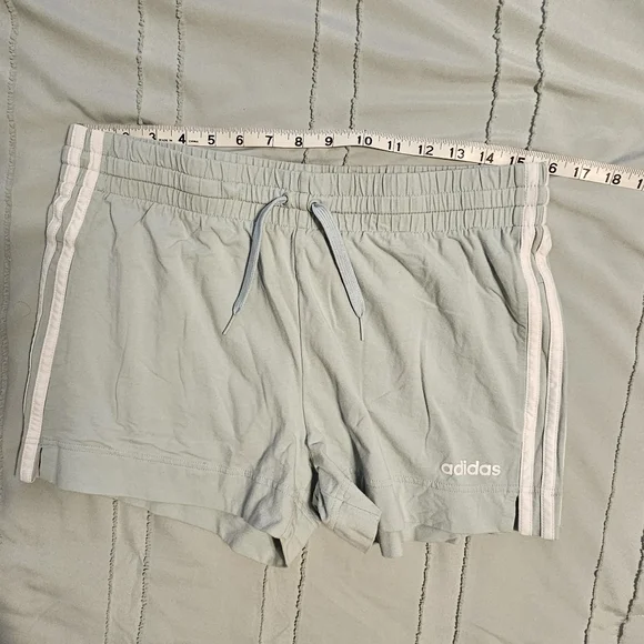 Sage Green Adidas Shorts Size Large - Picture 3 of 6